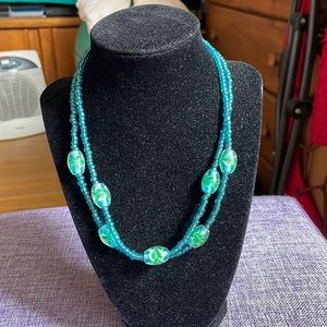 Double String Beaded Necklace